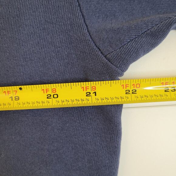 Vintage Michigan University Sweatshirt Blue 50/50 Delta Made in USA Well Worn L - Picture 8 of 10